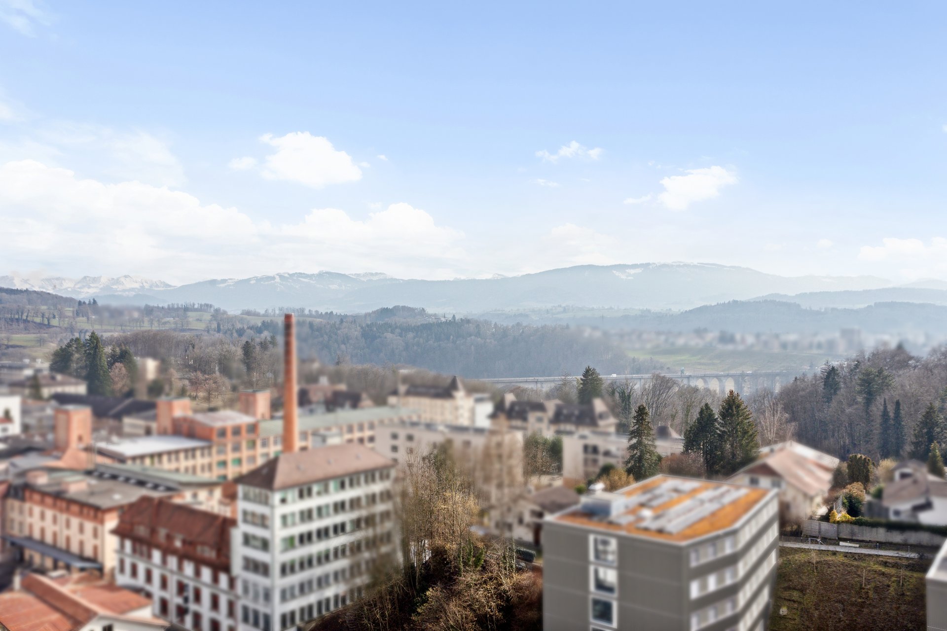 Appartement exclusif au 15ᵉ étage – Quartier des Arsenaux, Fribourg