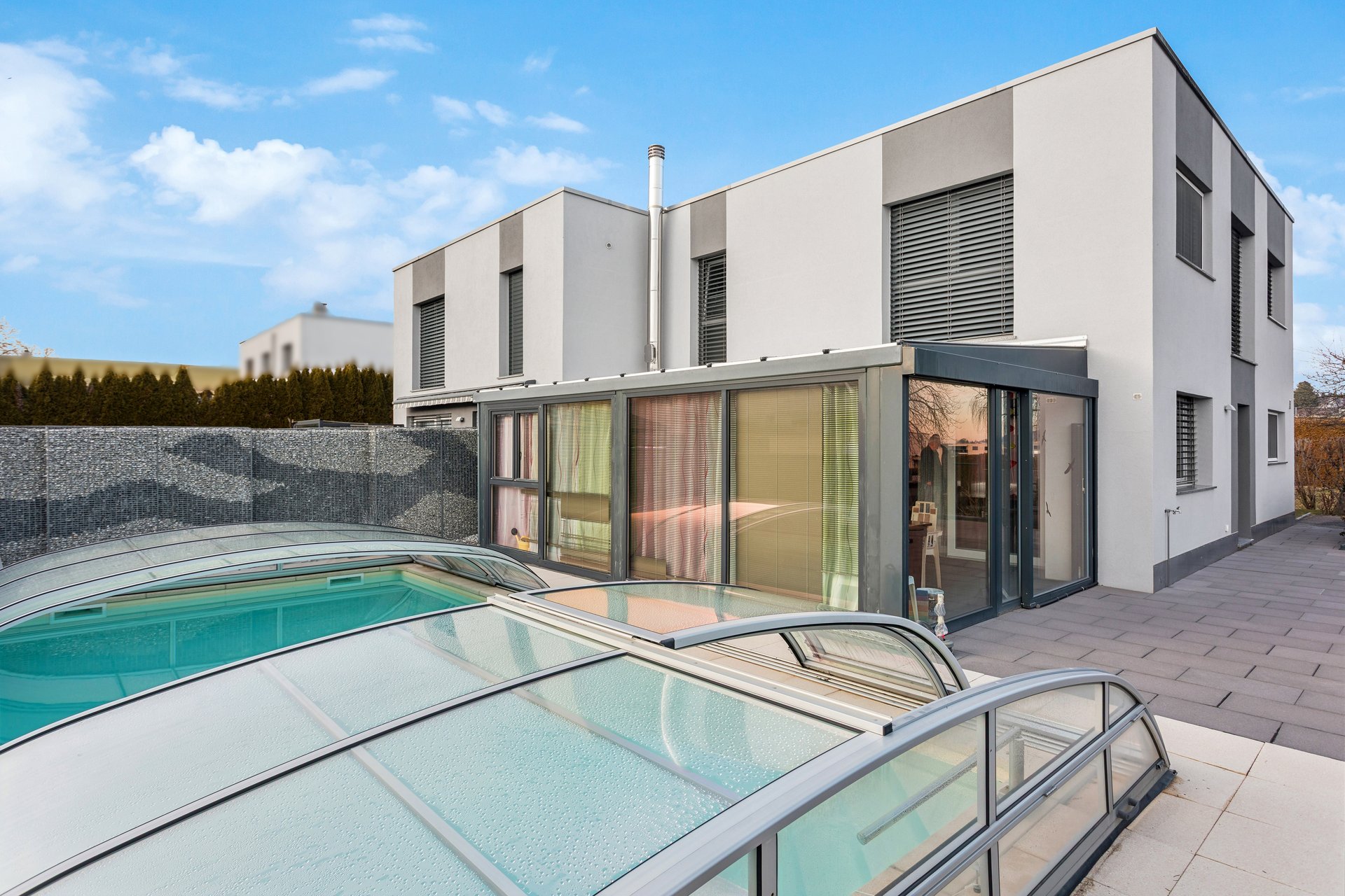 Propriété de deux villas indépendantes, lumineuses et modernes à Romont - Photo de présentation