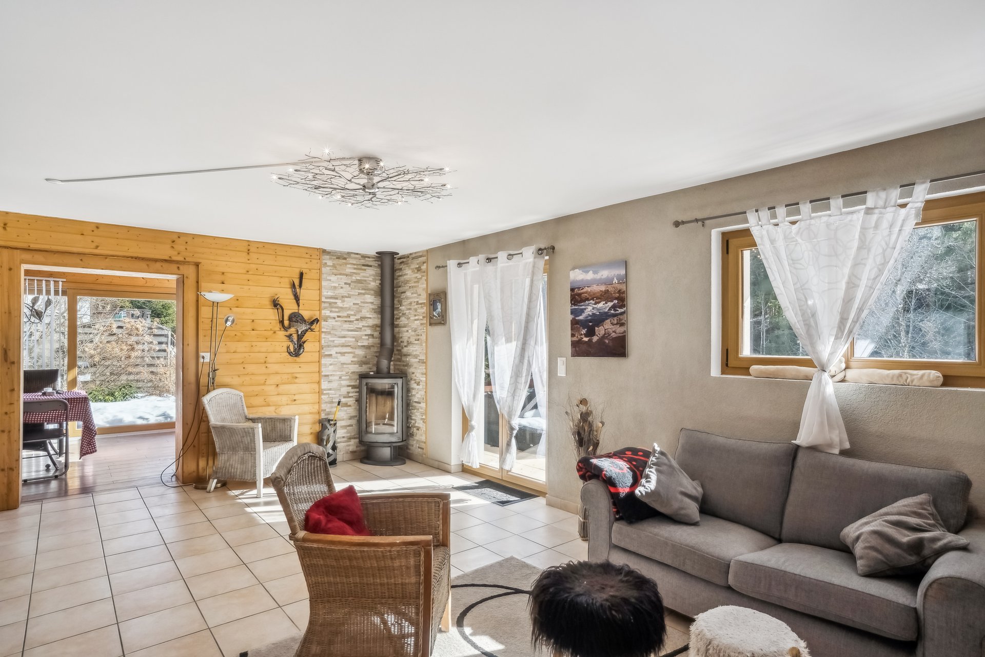 Chalet individuel de charme en lisière de forêt à Torgon - Photo de présentation