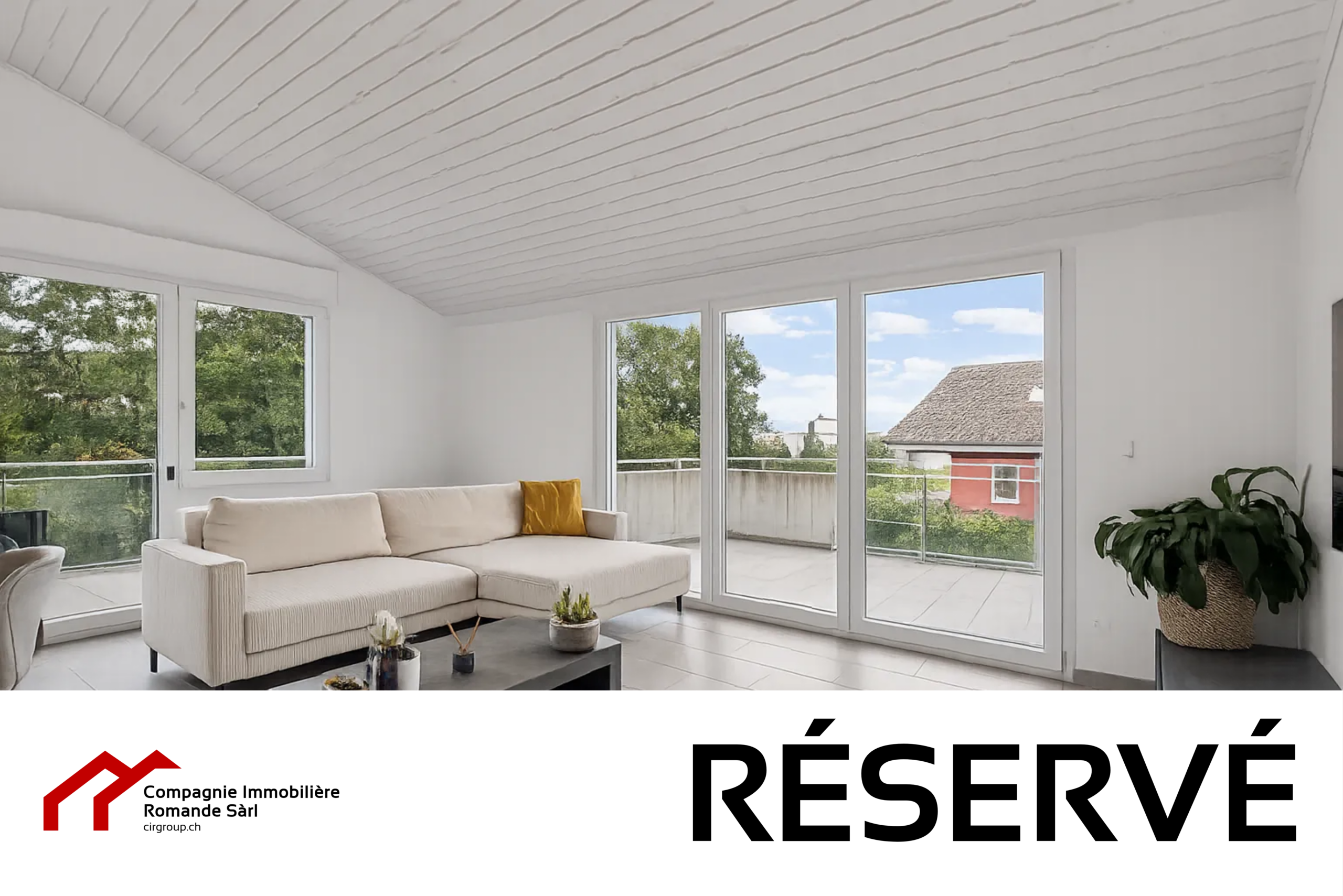 Charmant appartement de 4,5 pièces sous les combles à Ursy - Photo de présentation