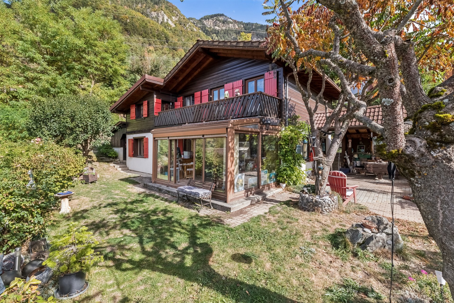 Chalet avec vue sur les Alpes – Résidence secondaire autorisée - Photo de présentation